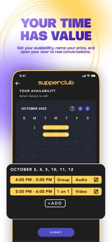 Supperclub: Book. Talk. Earn. screenshot