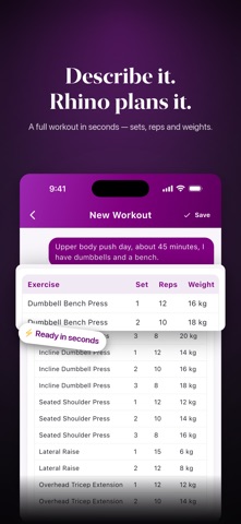 Gym Buddy: Rhino screenshot