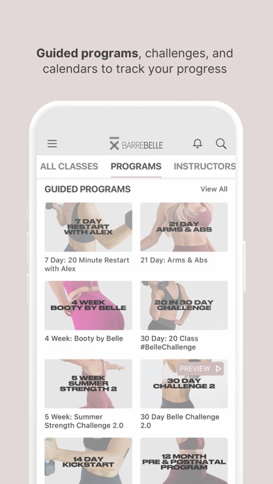 Barre Belle Online iPhone screenshot 4 - Health & Fitness app