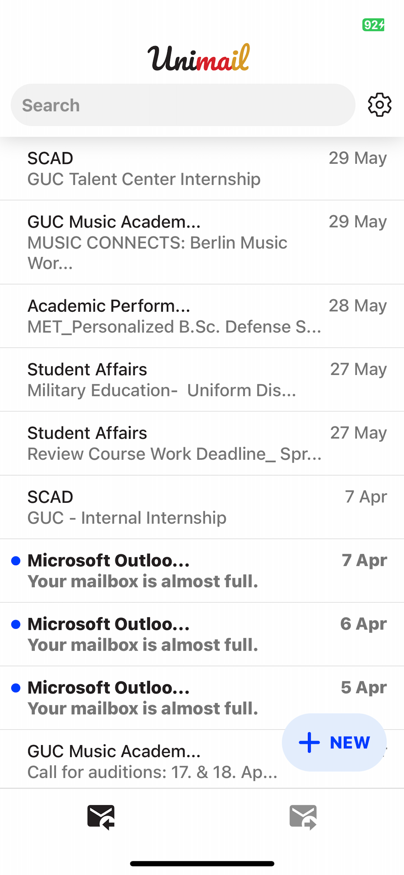 Unimail: Simple Email Access