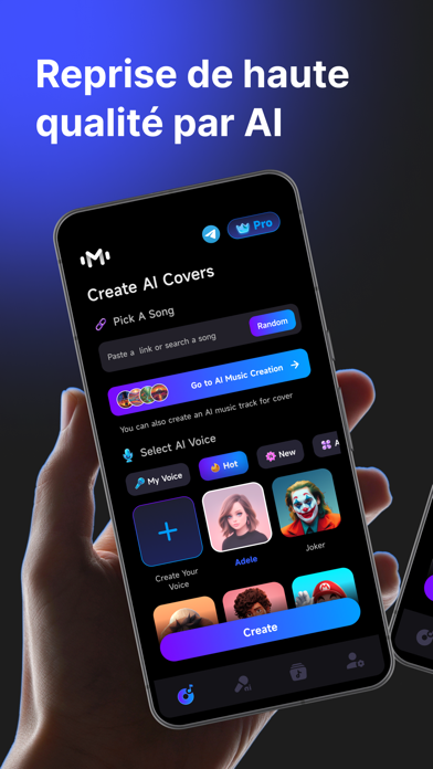 Screenshot #2 pour AI Cover - Chanson Vocal