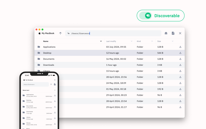 Qudit - Wireless file explorer