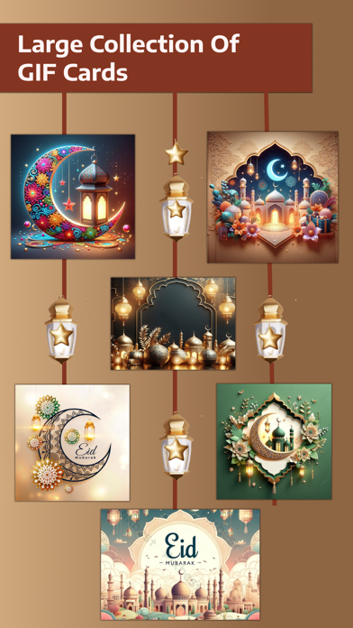 Eid Mubarak GIF Stickers 2024 Screenshot