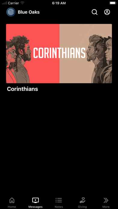 Blue Oaks Church Screenshot