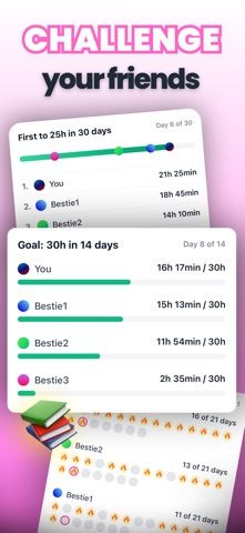Lilo: Study Timer & Challenges iPhone screenshot 2