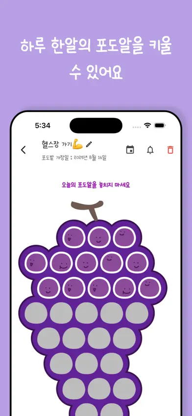 오늘의 포도알 : 습관, 챌린지 screenshot 3