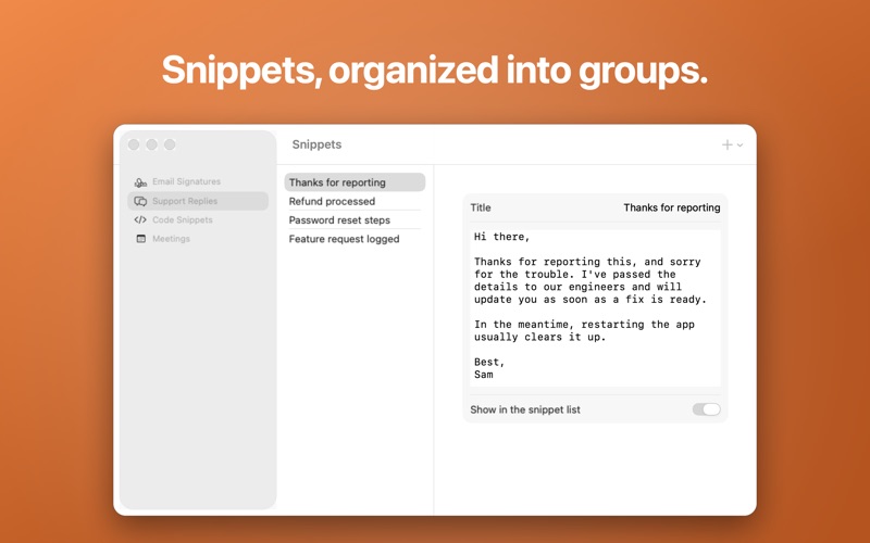 Clipkin: Clipboard & Snippets screenshot 5