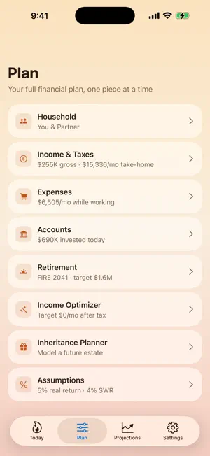 NestEgg: FIRE Calculator screenshot 2
