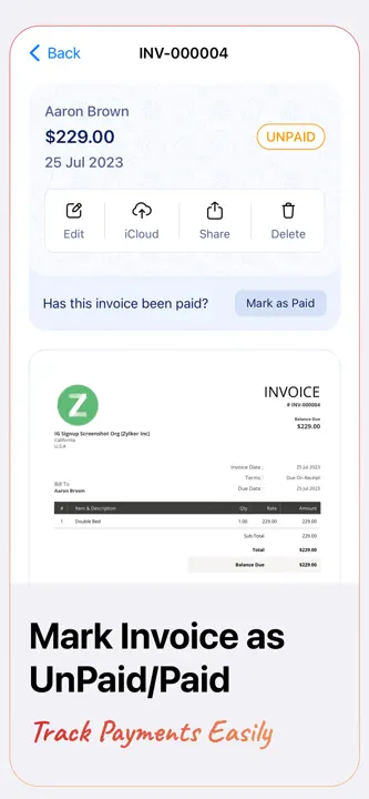 Invoice Generator: Screenshot 2 von 4