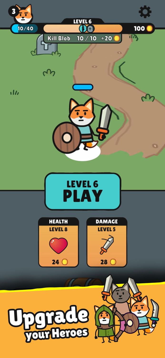 Legend of Hero Fox Idle RPG