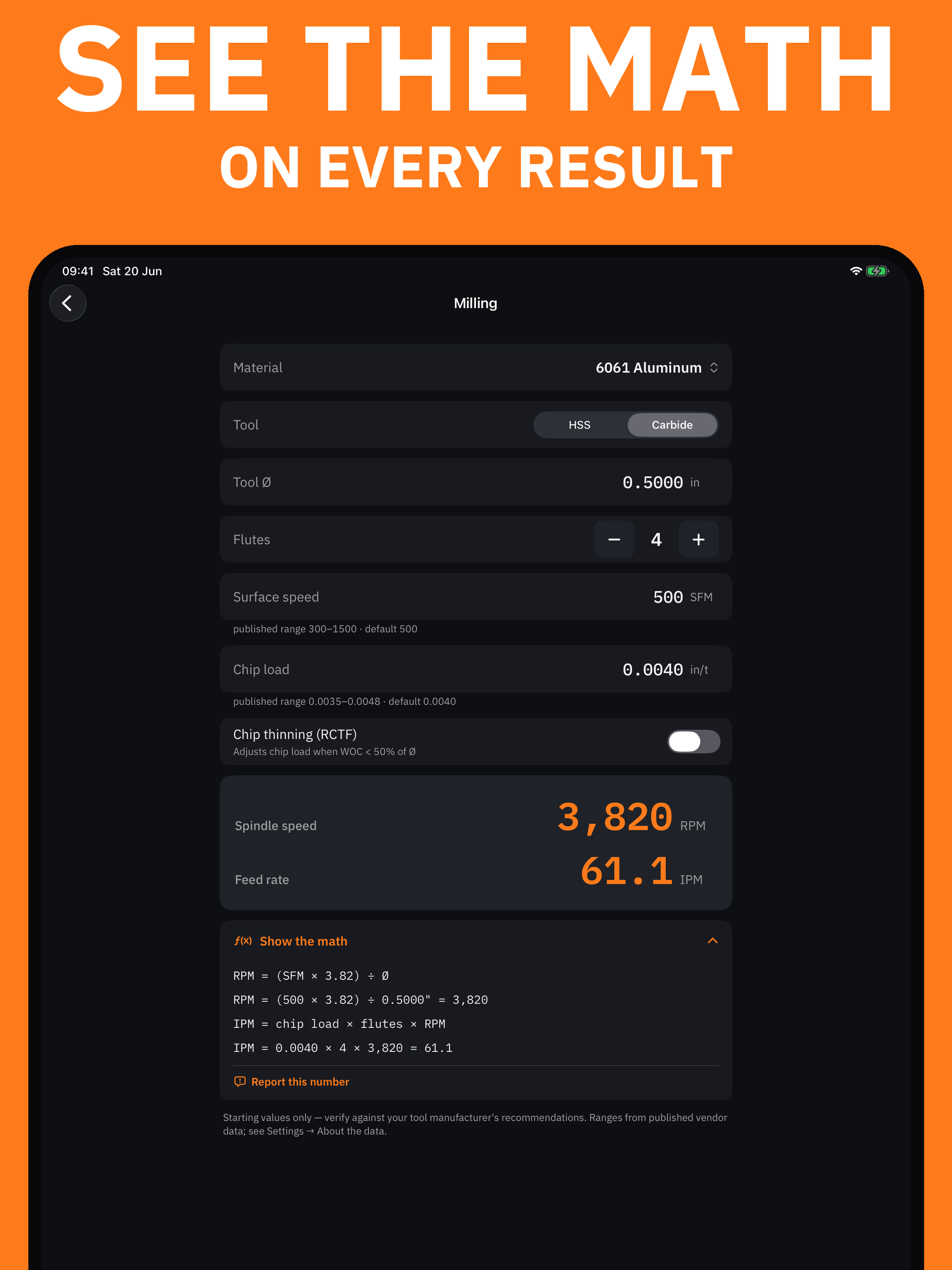 CNC Machinist Calculator App screenshot 11