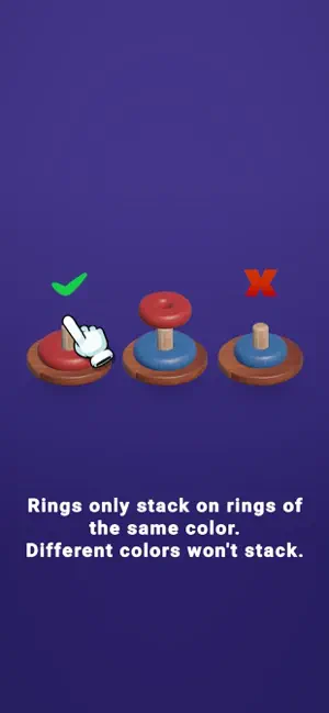 Pyramidka: Ring Stack Puzzle screenshot 2