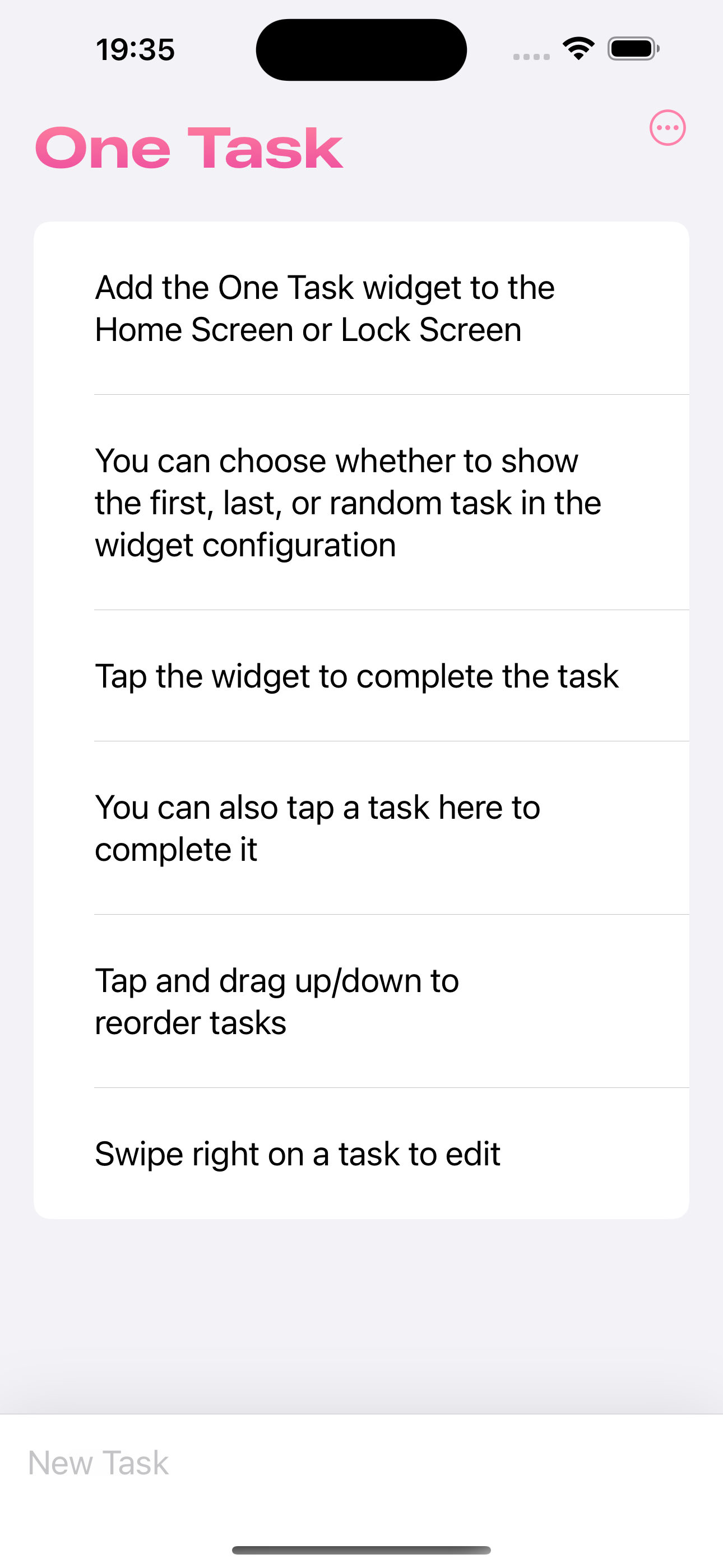 One Task