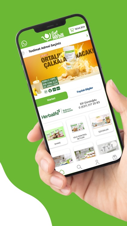 GetHerbal Online Ürün Sipariş