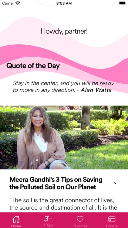 3 Tips by Meera Gandhi