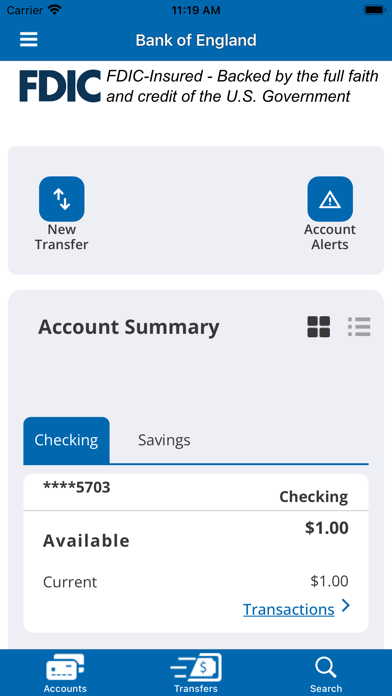 Bank of England Screenshot