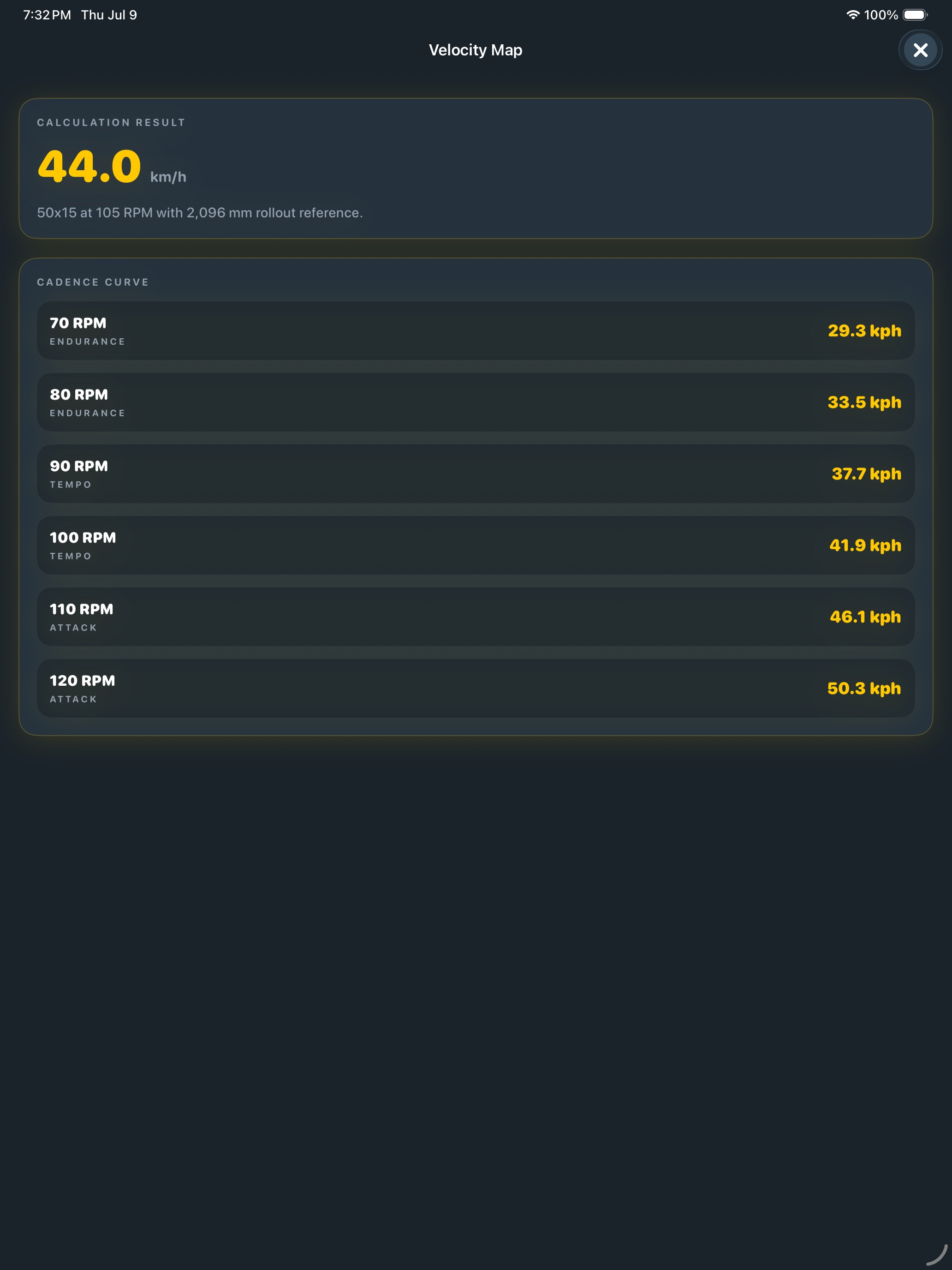 Check 2 Rider: Cadence Calc screenshot 10