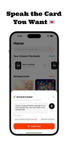 Sayvor: AI Cards & Messages screenshot