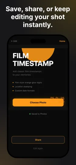 Скриншот Film Timestamp на iPhone 6