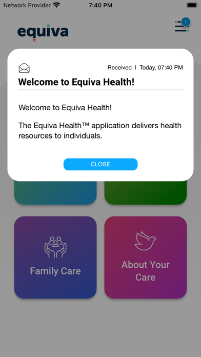 Equiva Health Screenshot