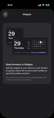 Weeklet – Week Number Screenshot 7 of 10