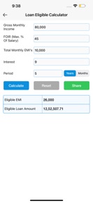 EMI Calculator : Loan Manager screenshot