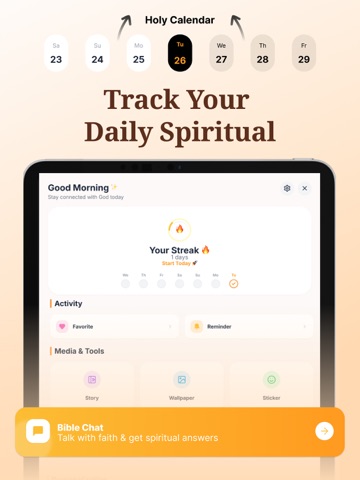 Bible Daily: Verses & Prayers iPad screenshot 2