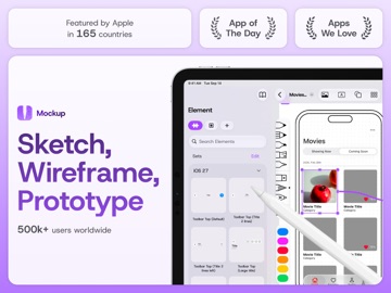 Mockup - UI/UX Design iPad screenshot 1