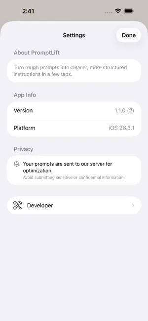 PromptLift screenshot 4