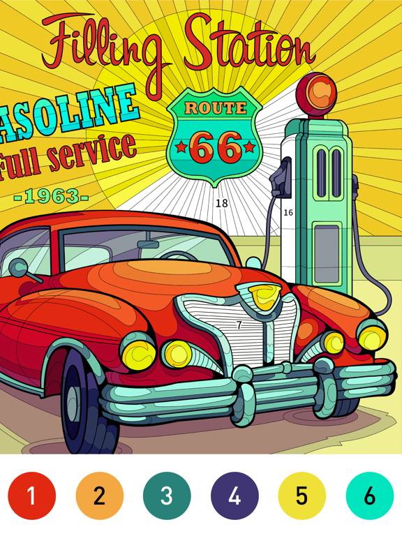 Screenshot #6 pour Nostalgia Color by number game