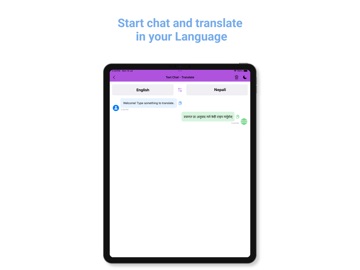 English - Nepali Translator iPad screenshot