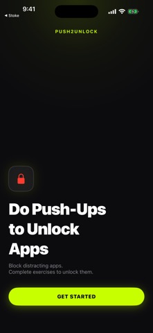 Push2Unlock App Blocker screenshot