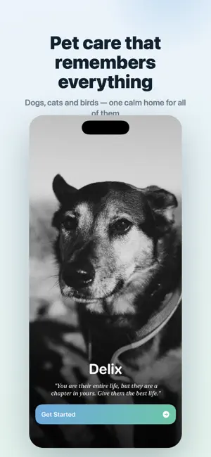 Delix: Pet Care & Pet Tracker screenshot 1