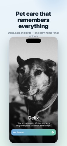 Delix: Pet Care & Pet Tracker Screenshot 1 of 6