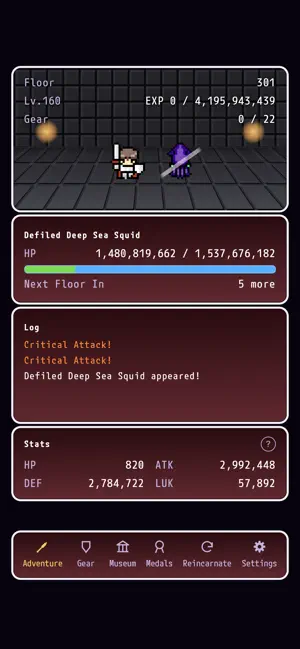 Grindcrawl: Idle Hack&Slashh screenshot 1