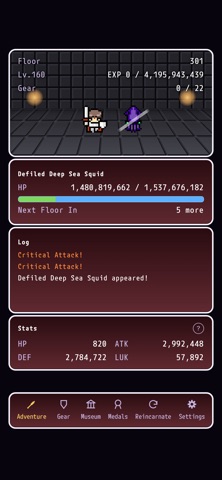 Grindcrawl: Idle Hack&Slashh Screenshot 1 of 7