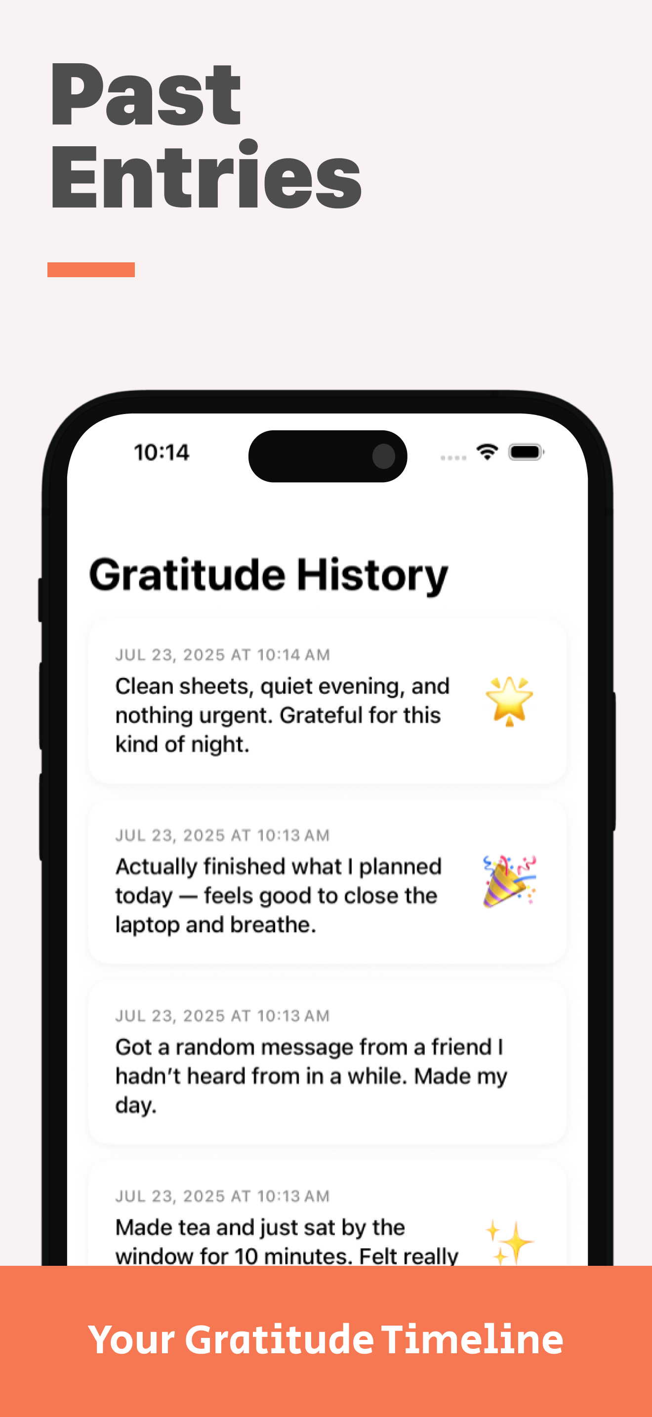 Gratitude Journal — Grati screenshot 2