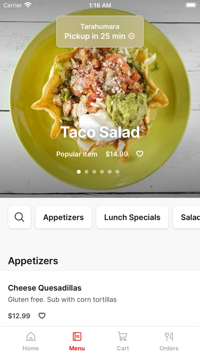 App screenshot