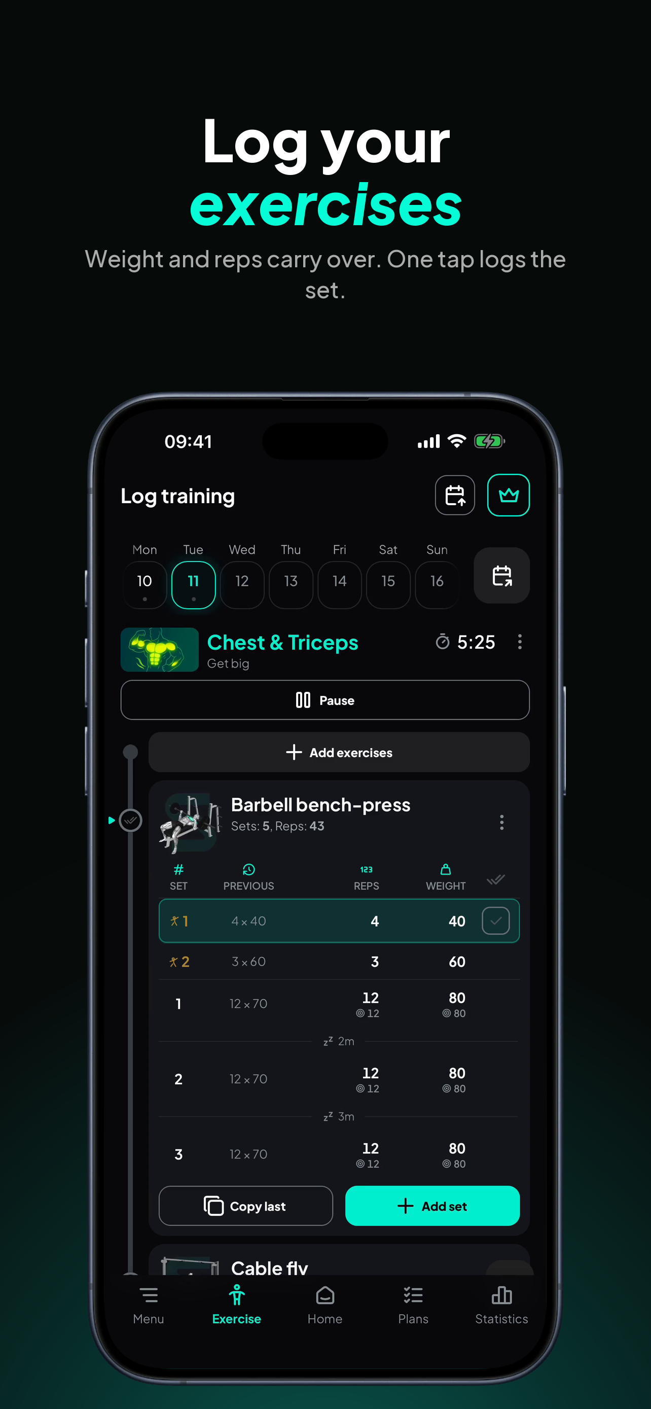 SatisFIT: Workout & Fitness screenshot 4