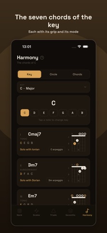 traste pro: guitar scales screenshot 2