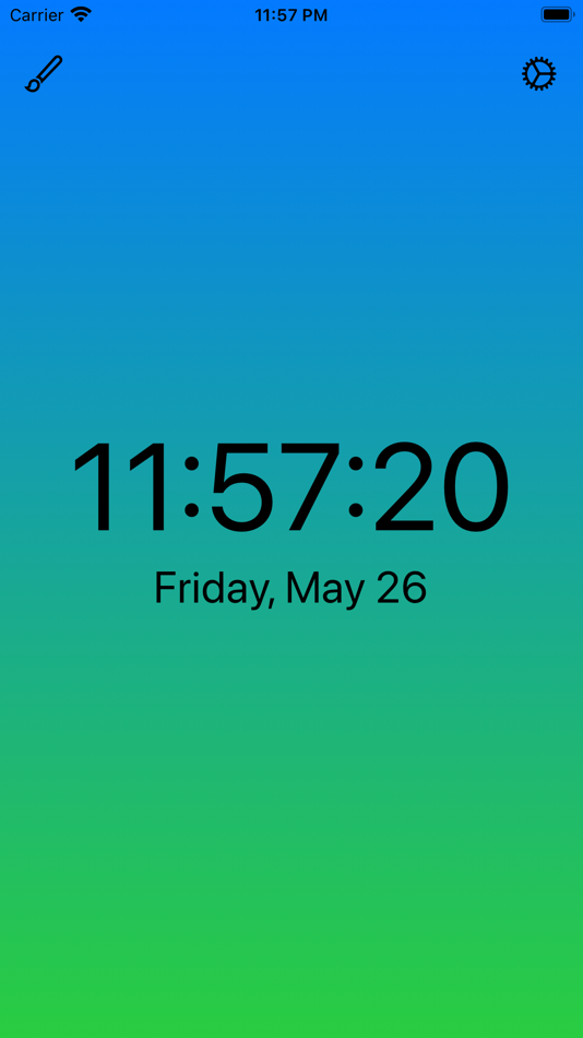 #1. Spiffy Clock (iOS) By: Matthew Roberts