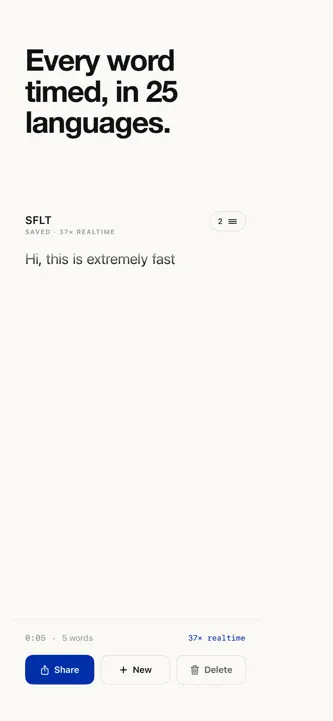 Super Fast Local Transcribe screenshot 2