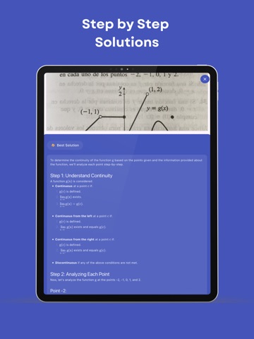 ProfAI: Math Solver & Homework iPad screenshot