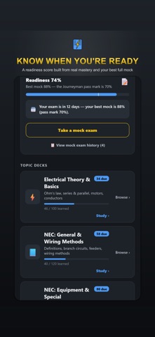 Journeyman Electrician Exam 26 iPhone screenshot