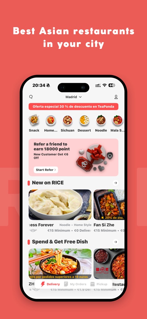 RICE: Asian Food Delivery - Food & Drink App | MWM