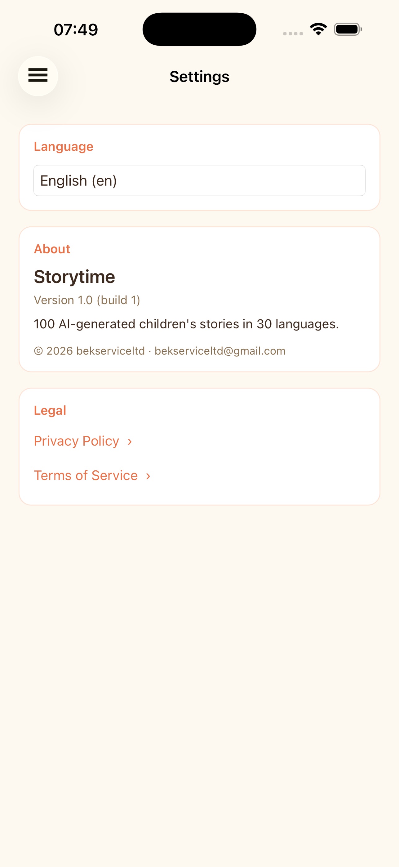 Screenshot 2 of Storytime - Kids Stories