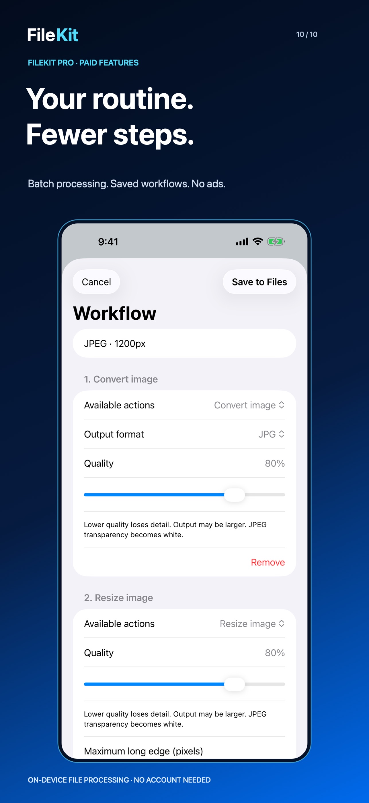 Screenshot 10 of FileKit: PDF & Video Converter