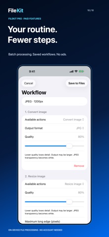 FileKit: PDF & Video Converter, kuvakaappaus 10