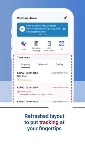 SingPost Mobile screenshot 2
