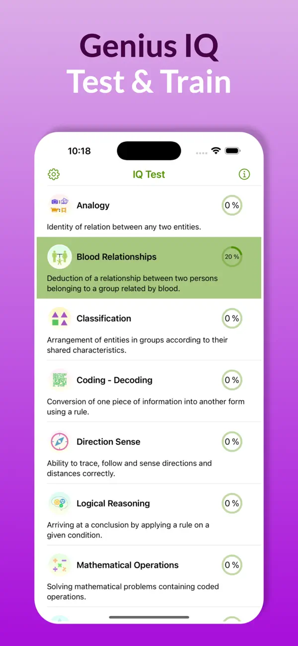 Screenshot #1 pour The IQ Test : Lite Edition